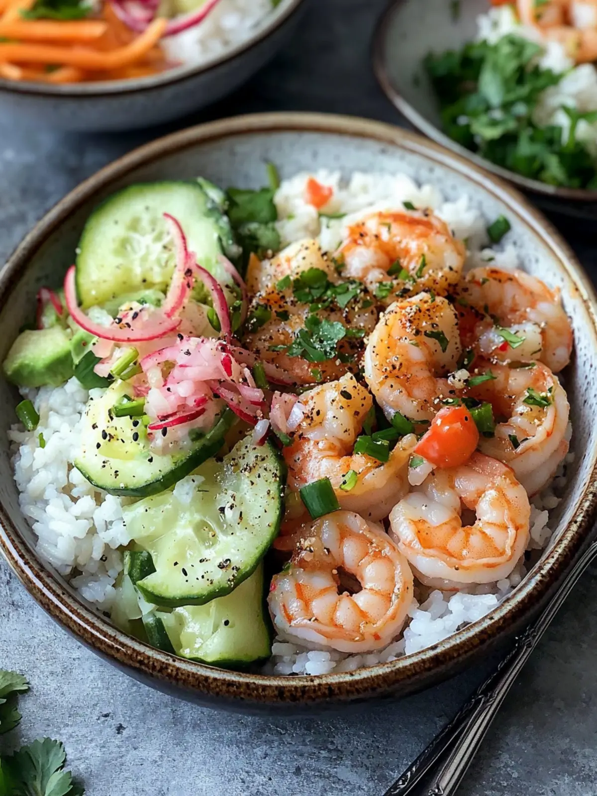 Shrimp Rice Bowls