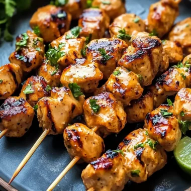 Bang Bang Chicken Skewers