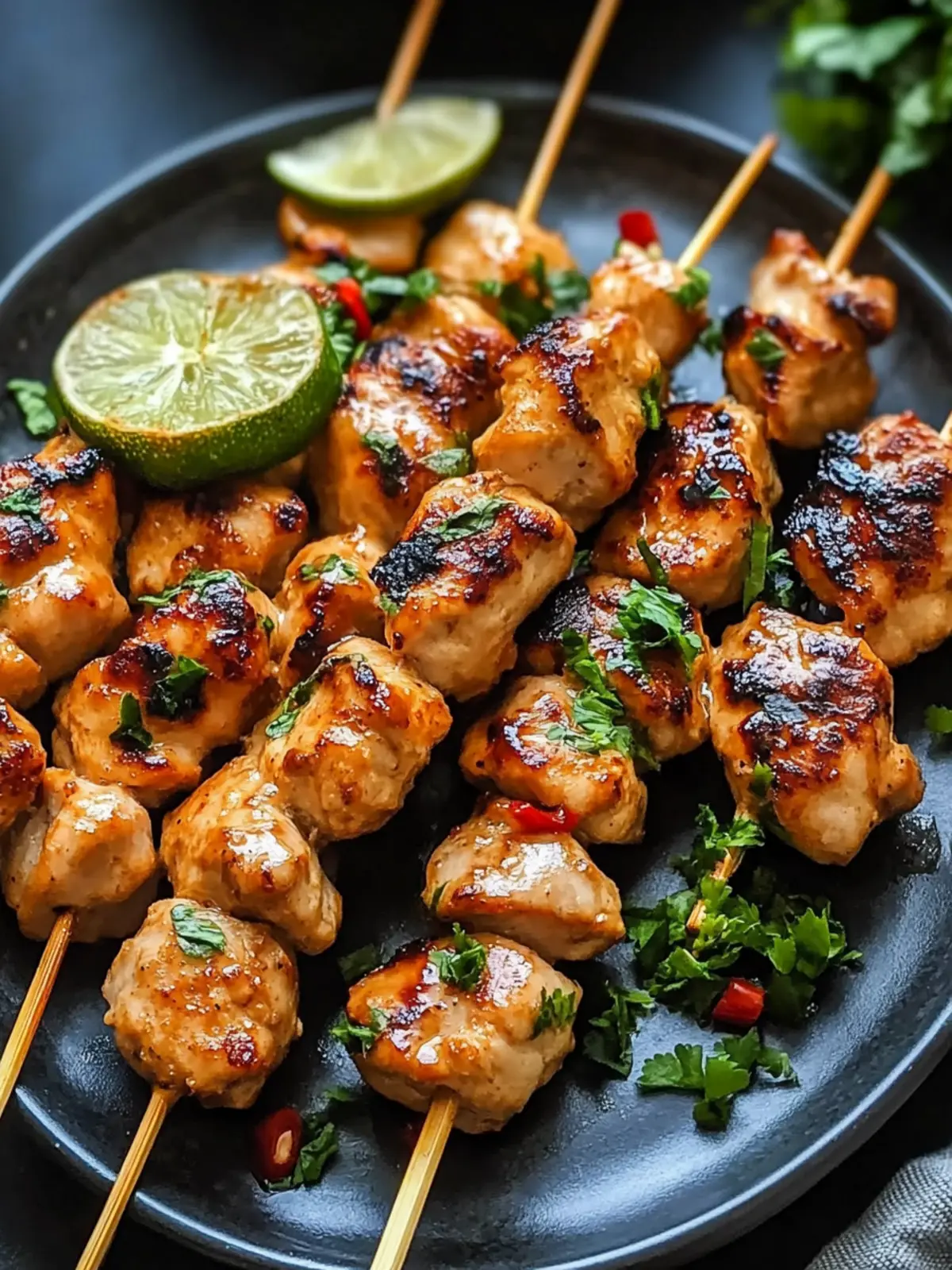 Bang Bang Chicken Skewers
