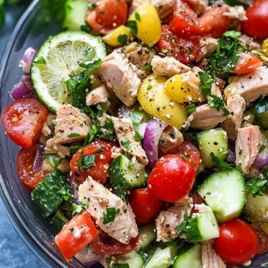 Mediterranean Tuna Salad