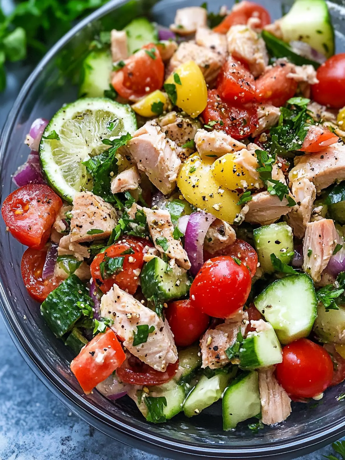 Mediterranean Tuna Salad