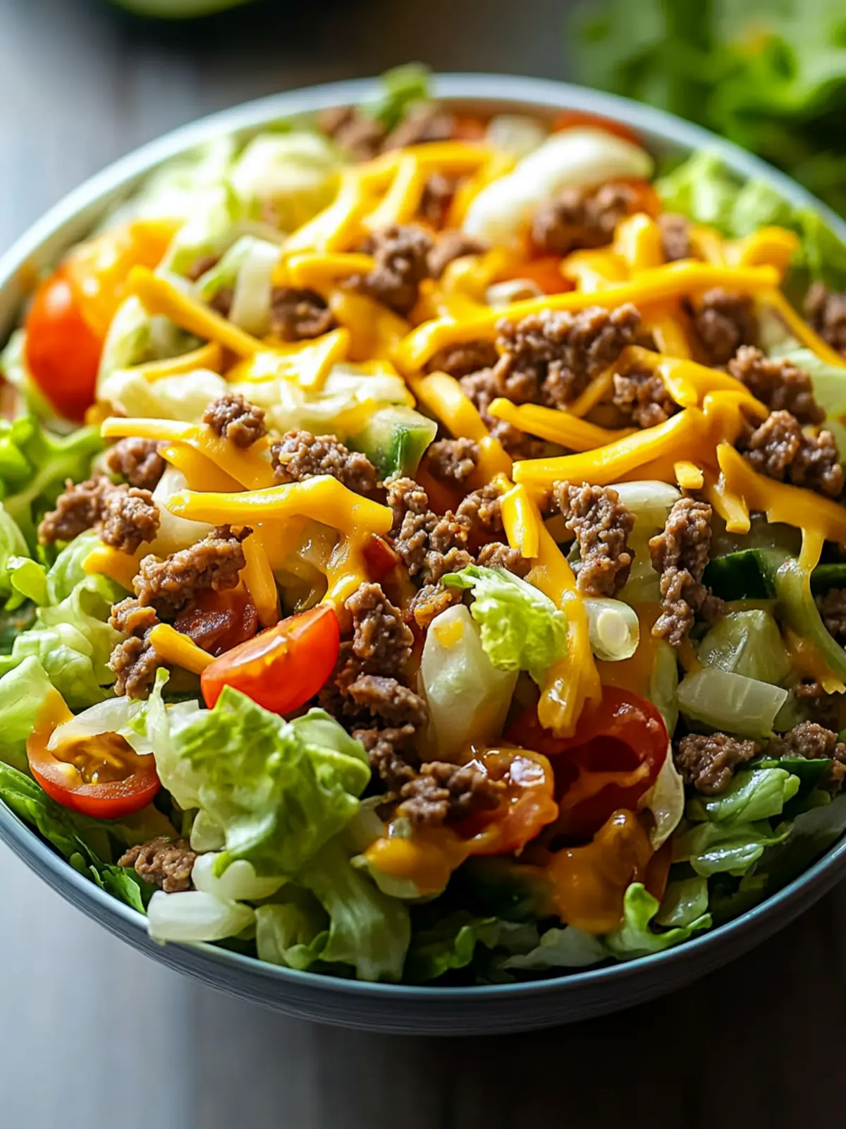 Easy Big Mac Salad