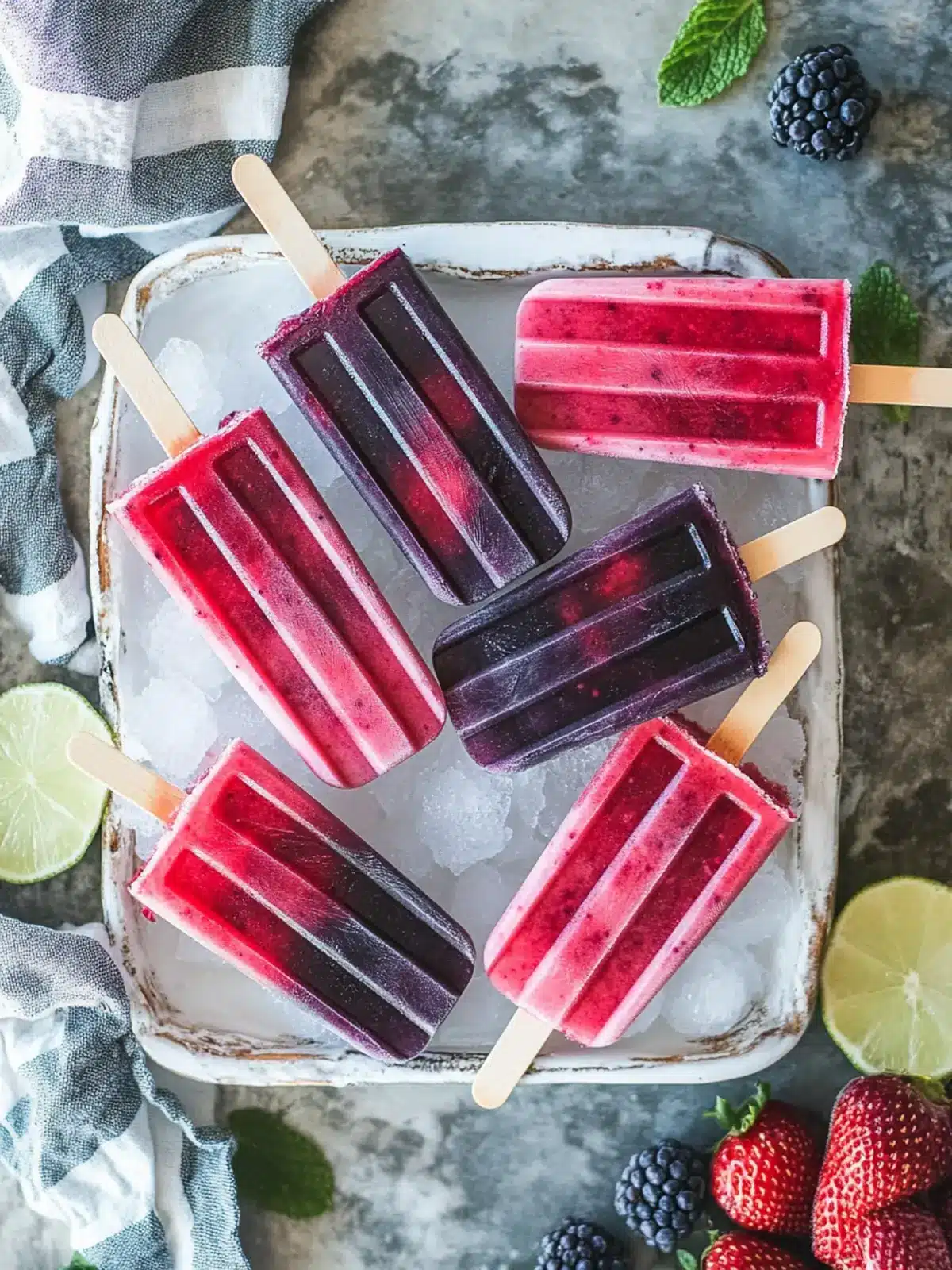 Delight in Homemade Mixed Berry Popsicles Your New Summer Treat 5 Mixed Berry Popsicles