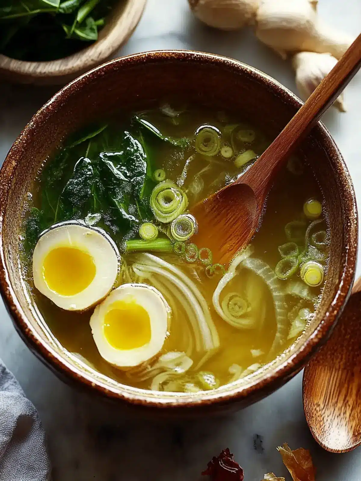 Healing Ginger Garlic Broth