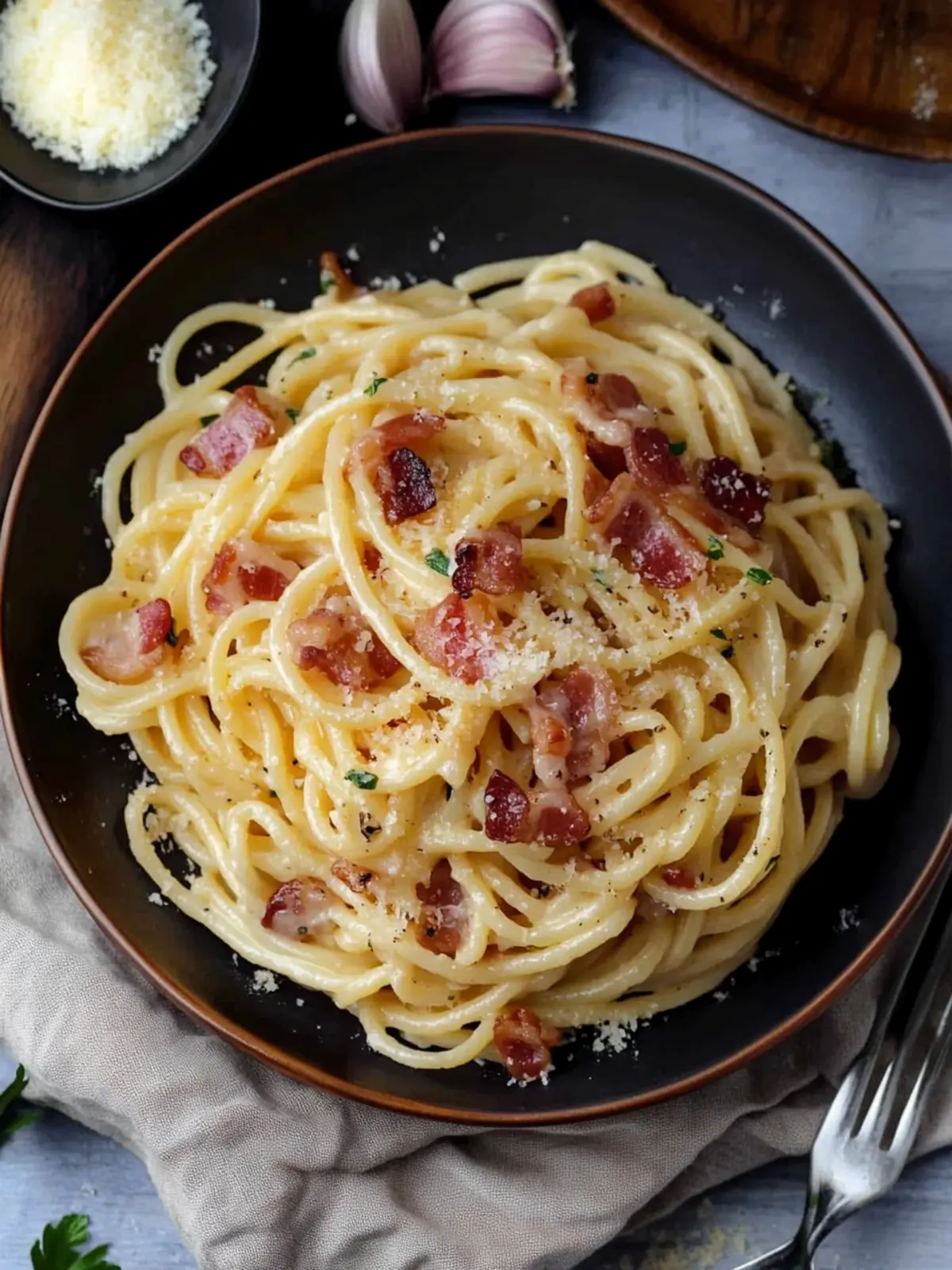 Creamy Bacon Carbonara: Your Quick Comfort Food Fix 2 Bacon Carbonara