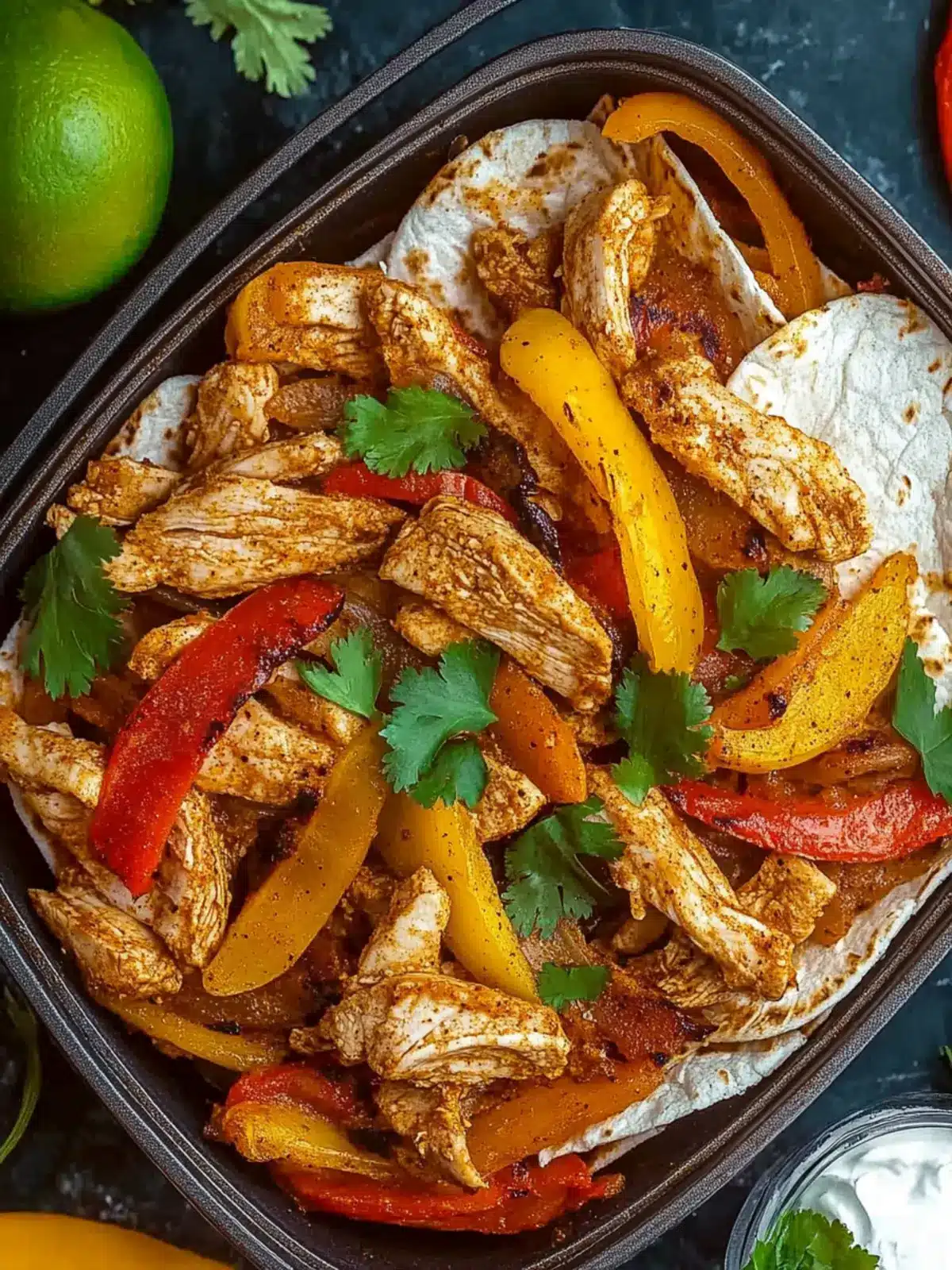 Oven Chicken Fajitas