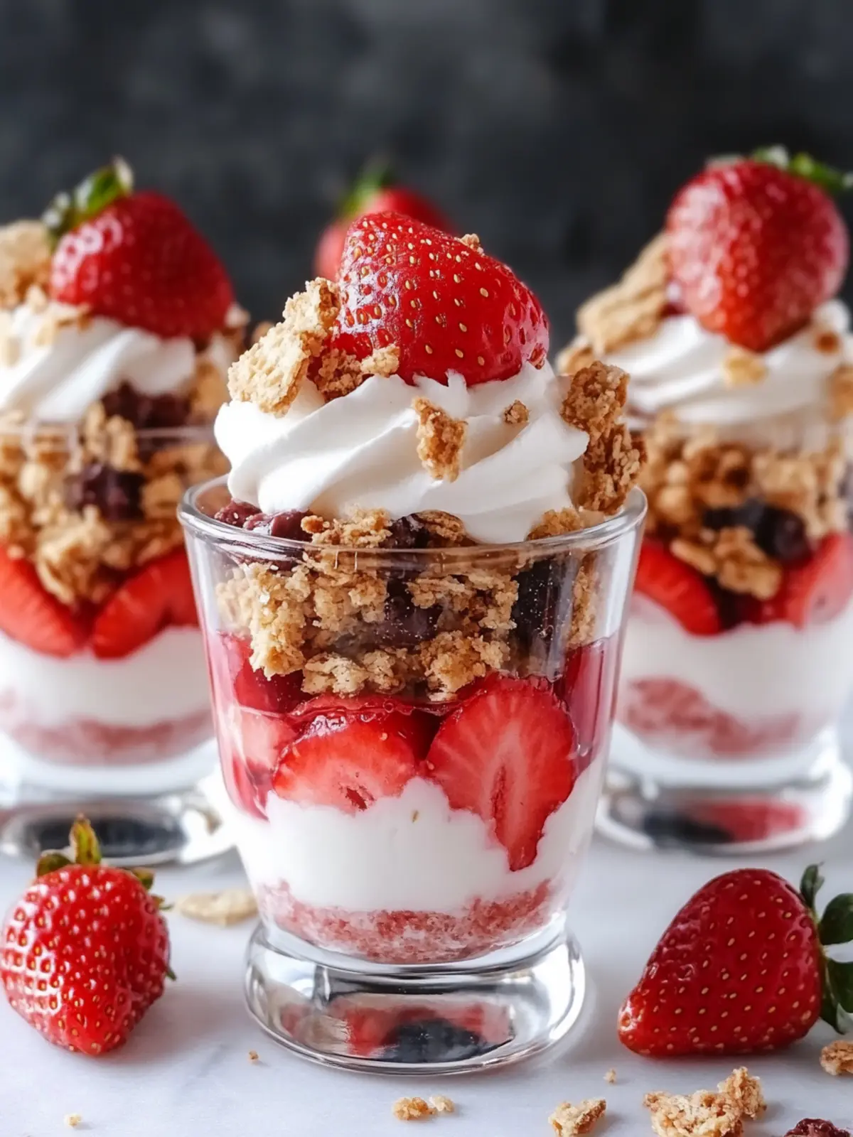 Strawberry Cheesecake Parfaits