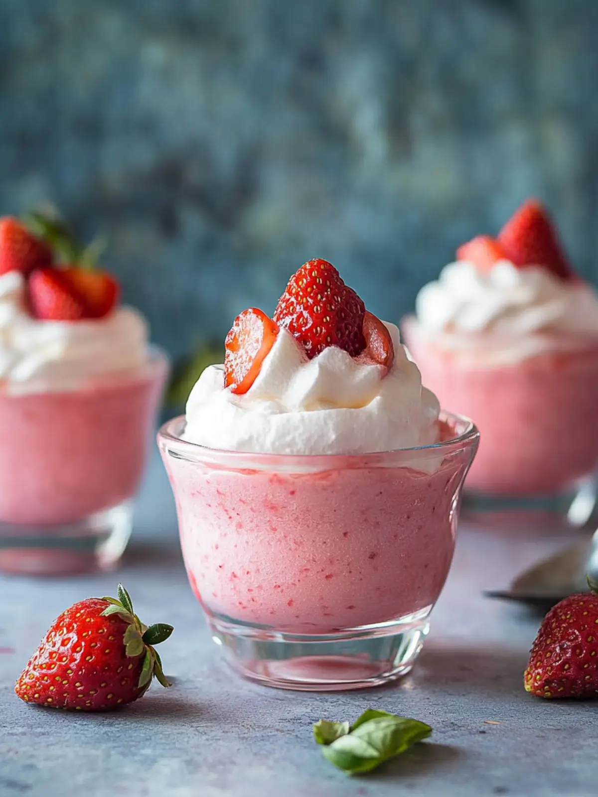 Fresh Strawberry Mousse