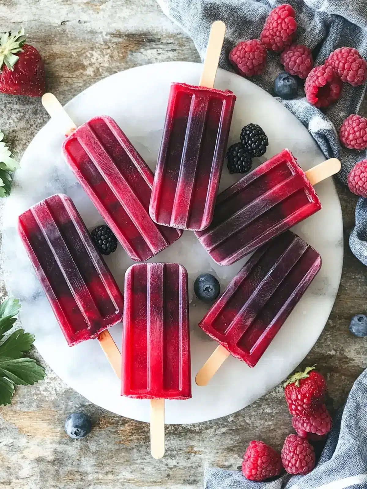 Delight in Homemade Mixed Berry Popsicles Your New Summer Treat 4 Mixed Berry Popsicles