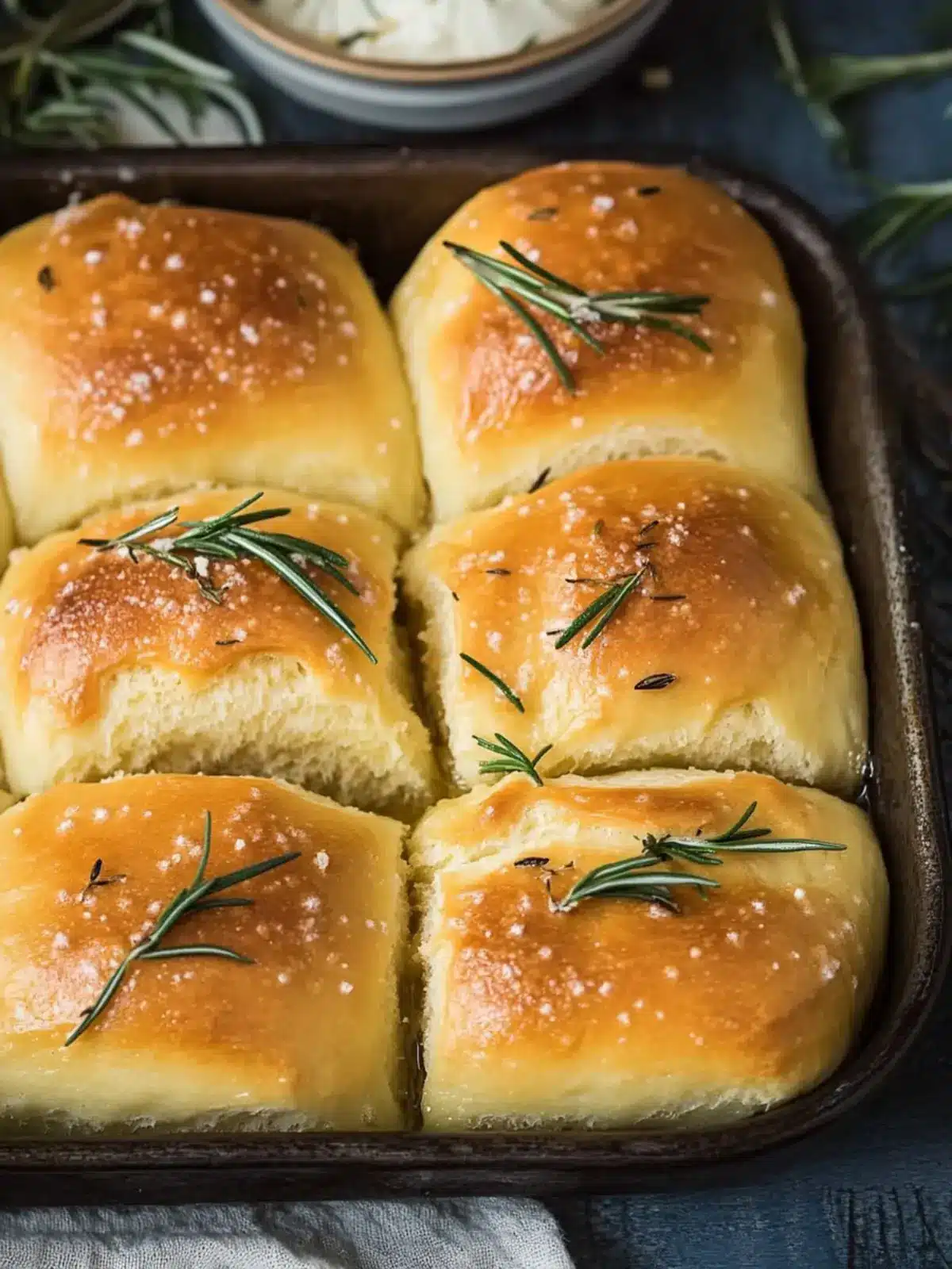Buttery Rosemary Rolls