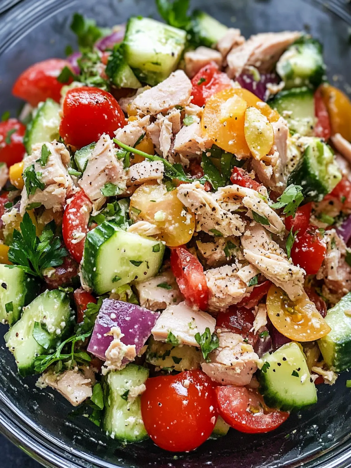 Mediterranean Tuna Salad