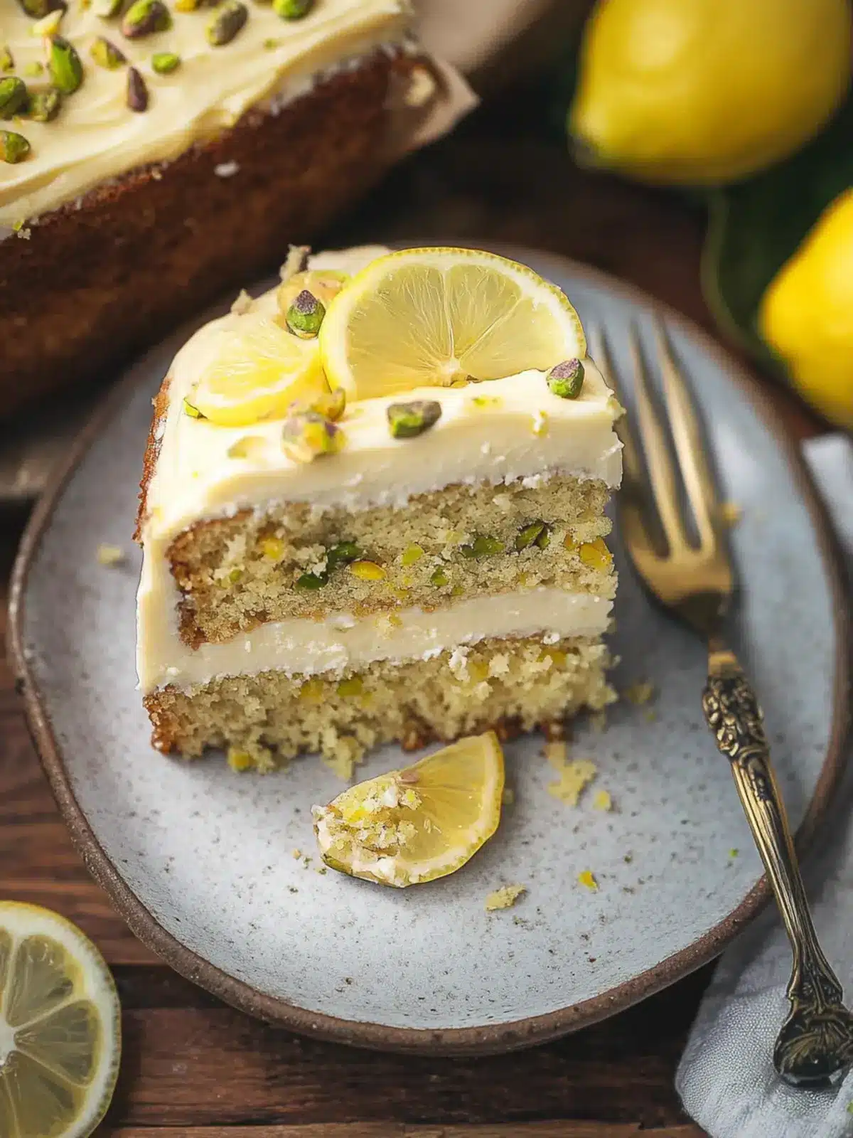 Lemon Pistachio Cake