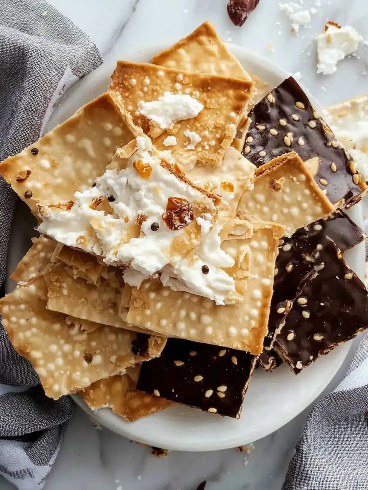 Irresistible Gluten-Free Matzo Crack with Chocolate Delight 5 Matzo Crack