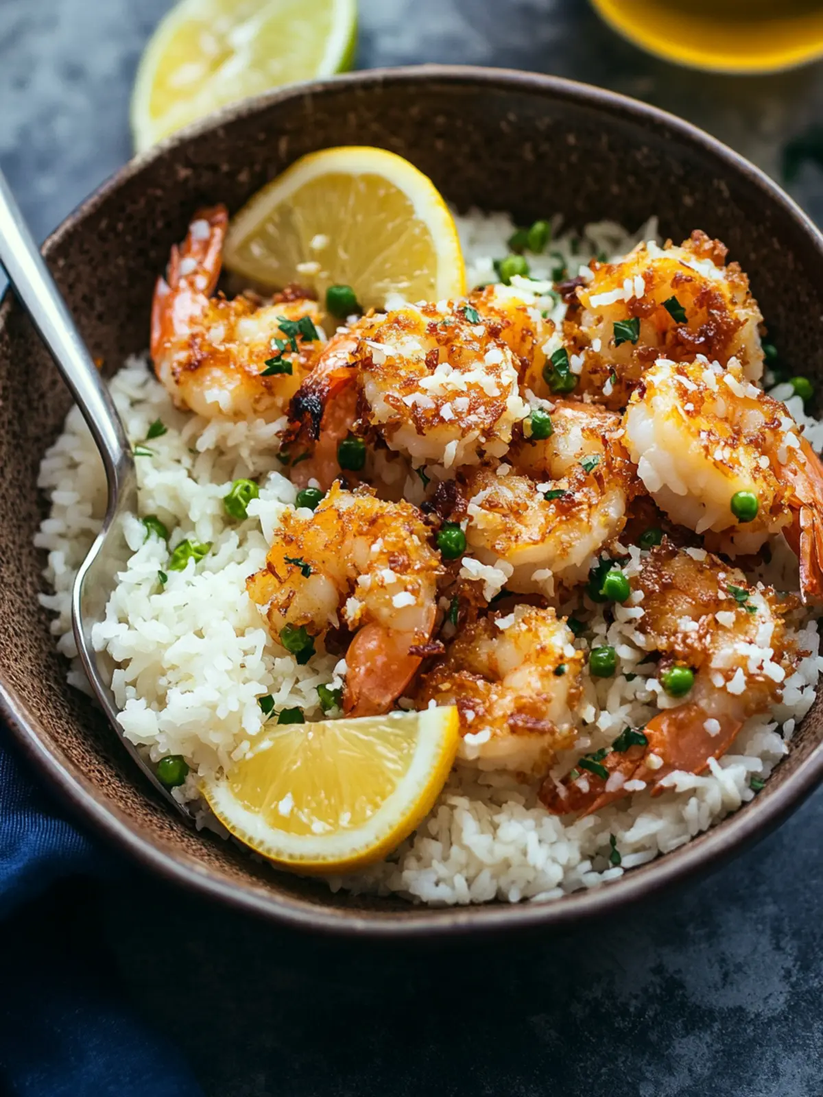 Baked Coconut Shrimp with Springy Rice for a Tropical Treat 3 Baked Coconut Shrimp with Springy Rice