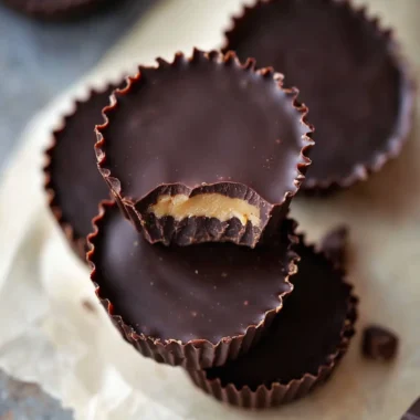 Dark Chocolate Peanut Butter Cups