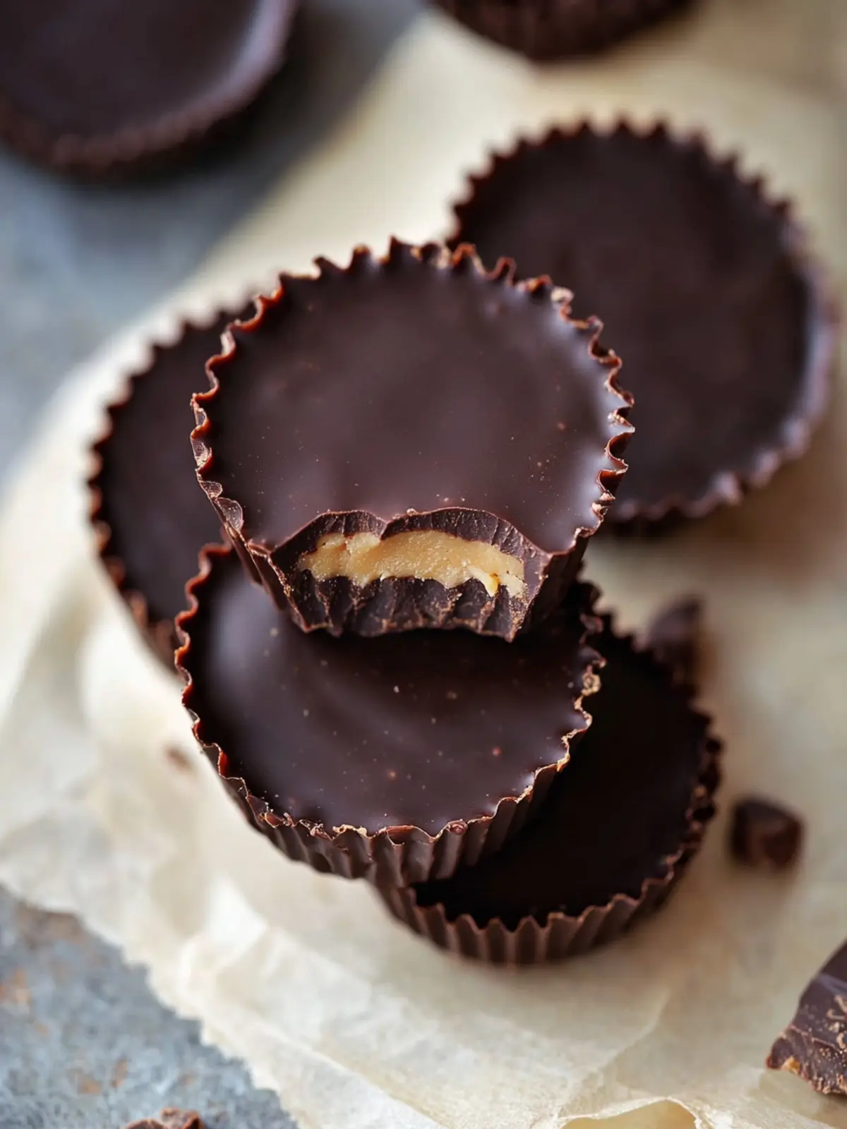 Dark Chocolate Peanut Butter Cups