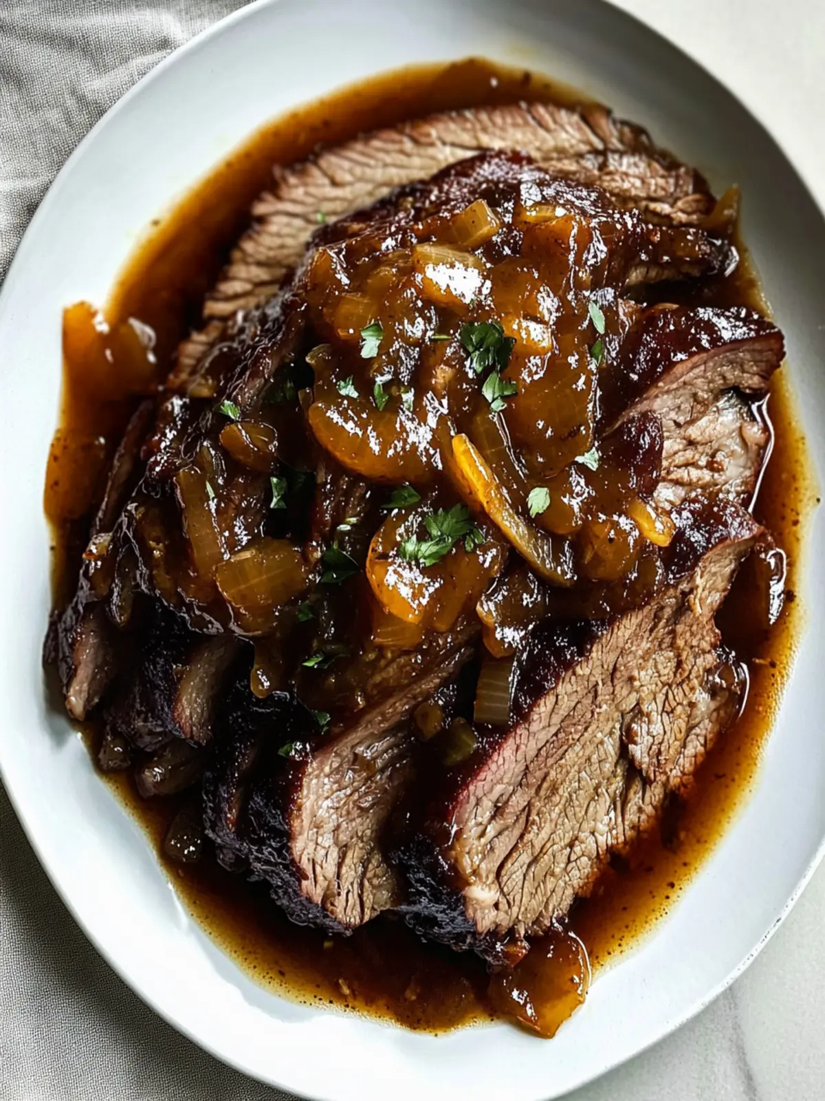 Red Wine and Honey Braised Brisket