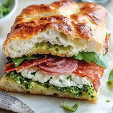 Italian Focaccia Sandwich: Easy, Flavor-Packed Comfort Food 9 Italian Focaccia Sandwich