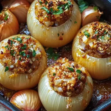 Middle Eastern Stuffed Onions