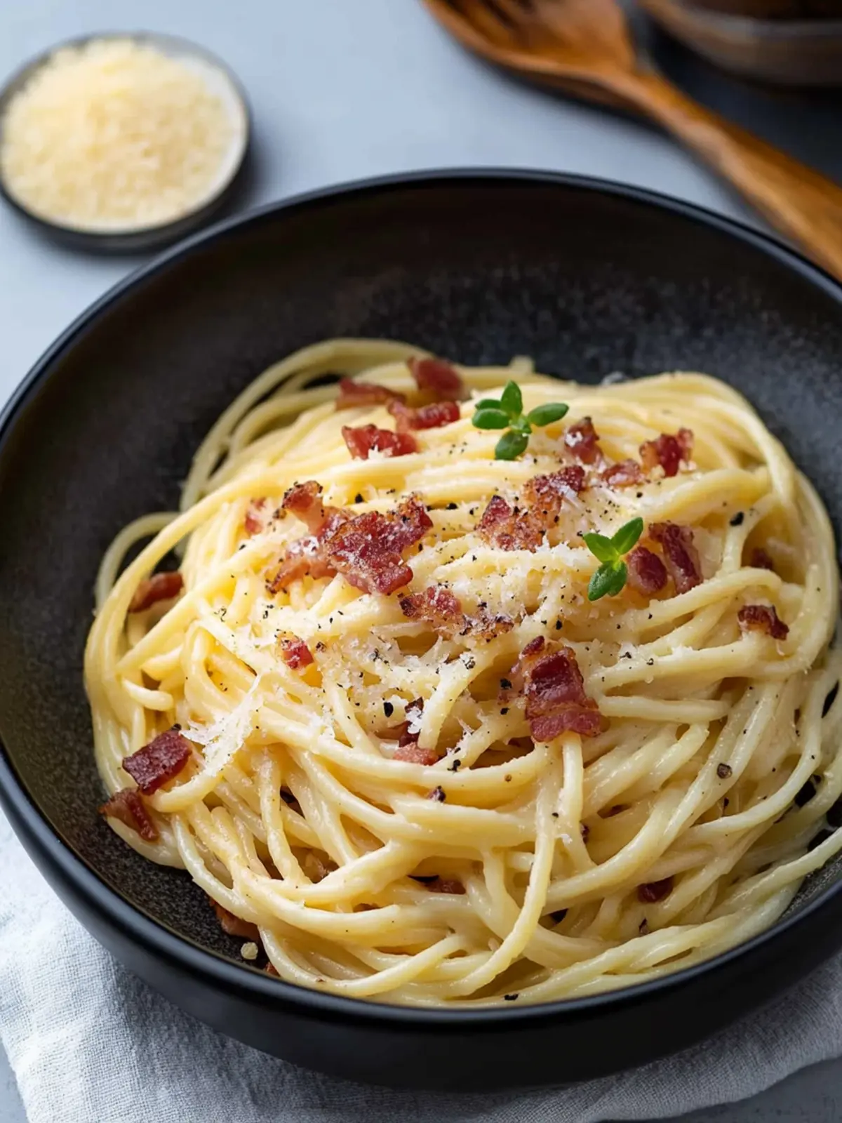 Creamy Bacon Carbonara: Your Quick Comfort Food Fix 3 Bacon Carbonara