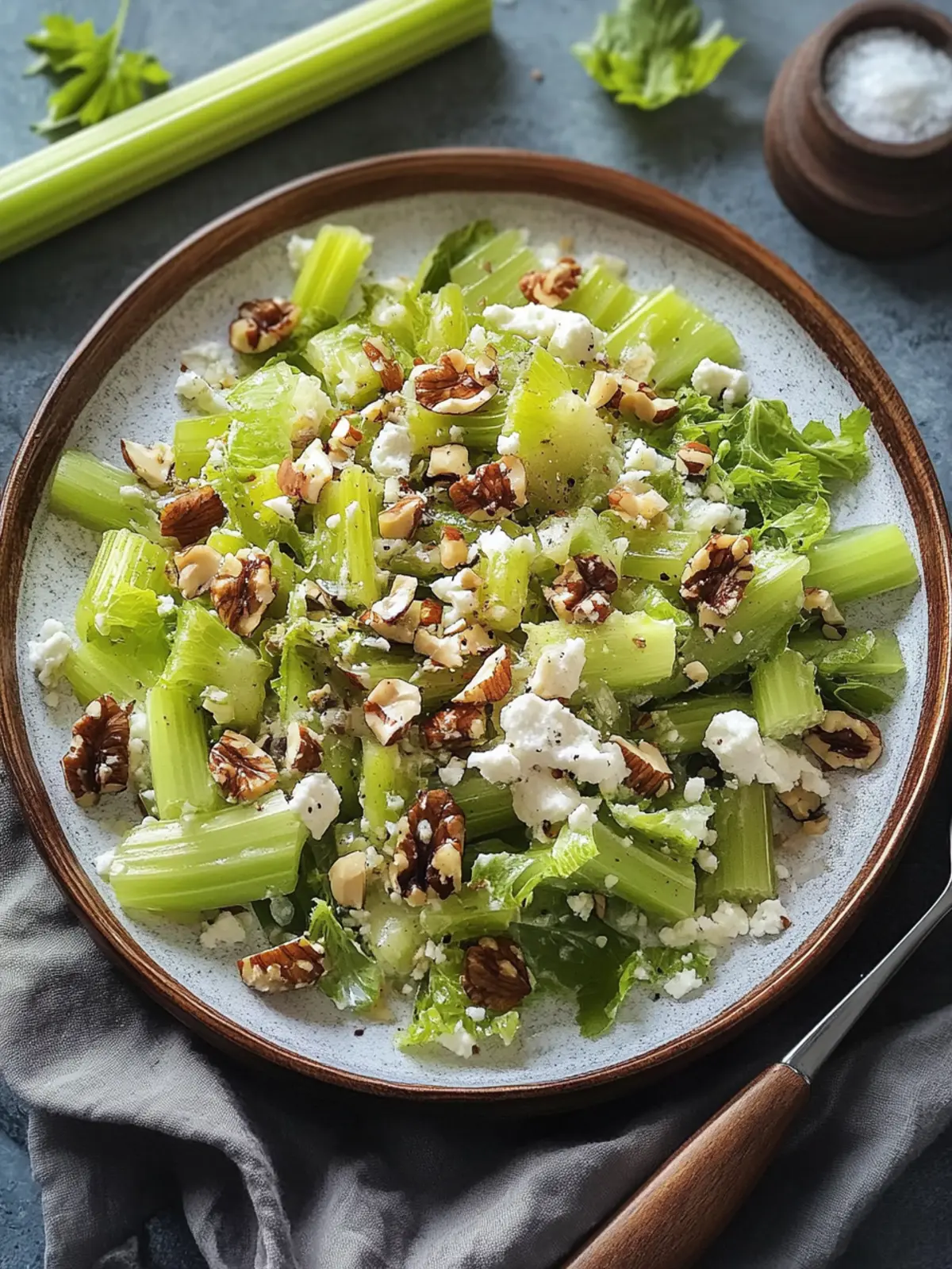 Walnut Celery Salad