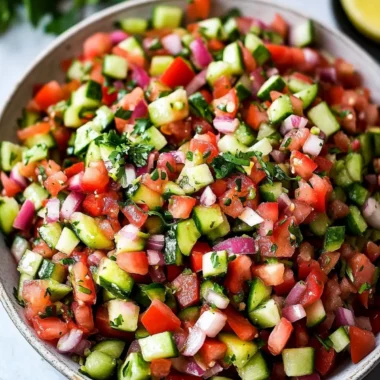 Persian Shirazi Salad
