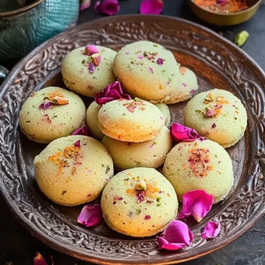 Rose Pistachio Saffron Nankhatai