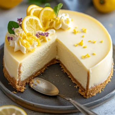 No-bake Lemon Cheesecake