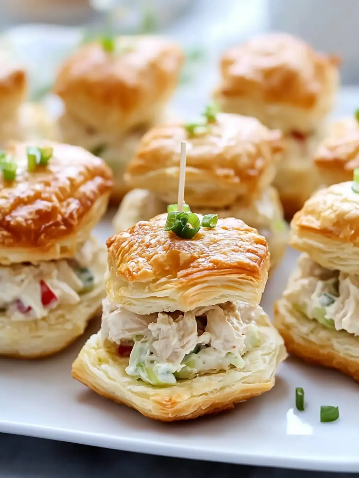 Chicken Salad Puffs