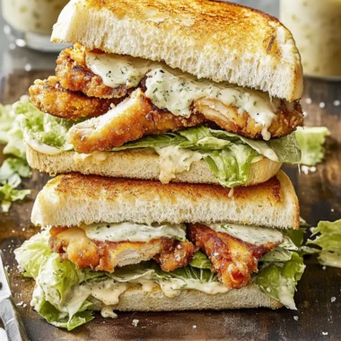 Chicken Caesar Sandwiches