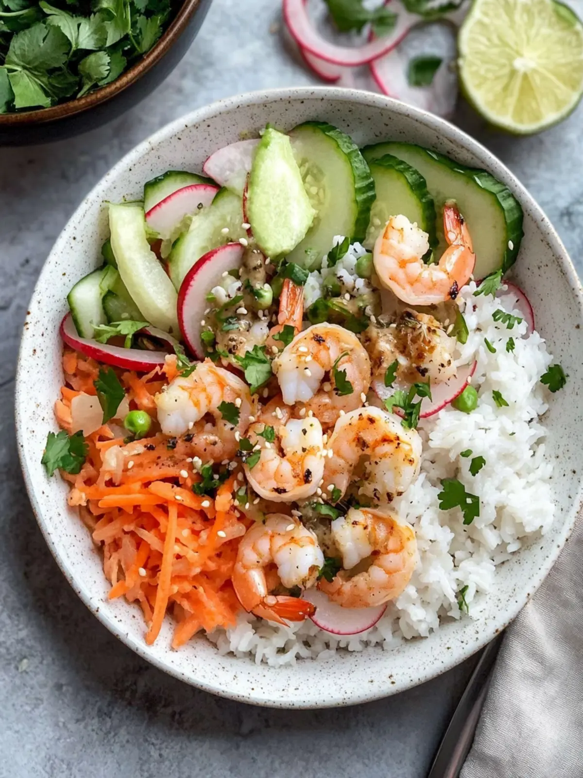Shrimp Rice Bowls