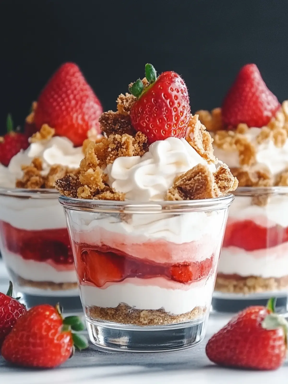 Strawberry Cheesecake Parfaits