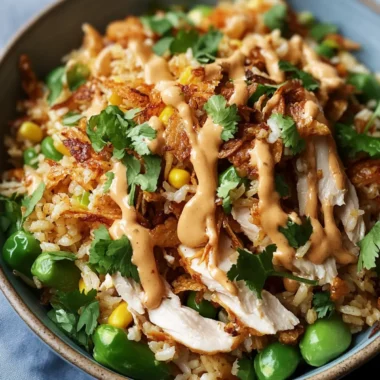 Chicken Crispy Rice Salad