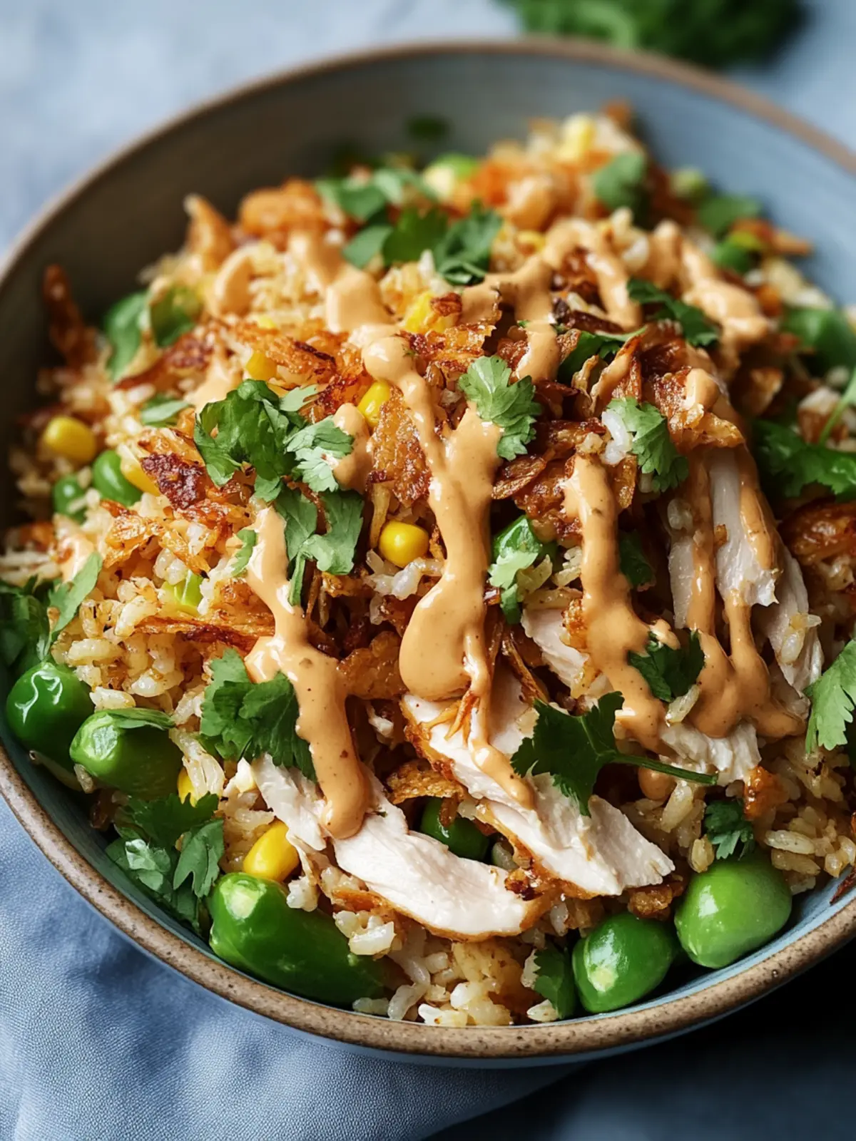 Chicken Crispy Rice Salad