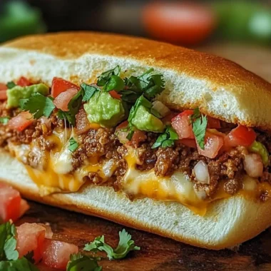 Mexican Chopped Cheese Sandwich