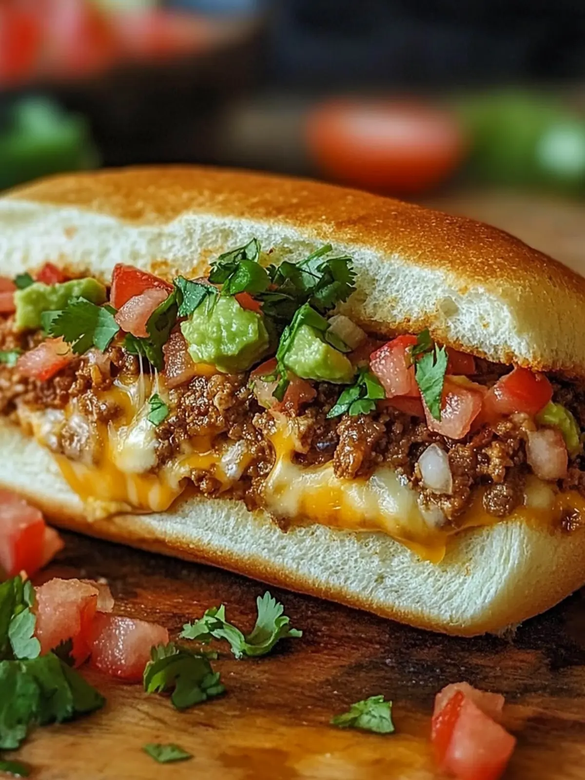 Mexican Chopped Cheese Sandwich
