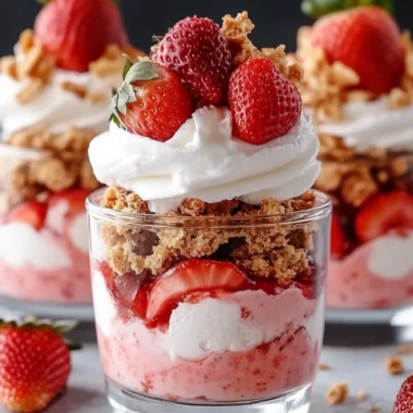 Strawberry Cheesecake Parfaits
