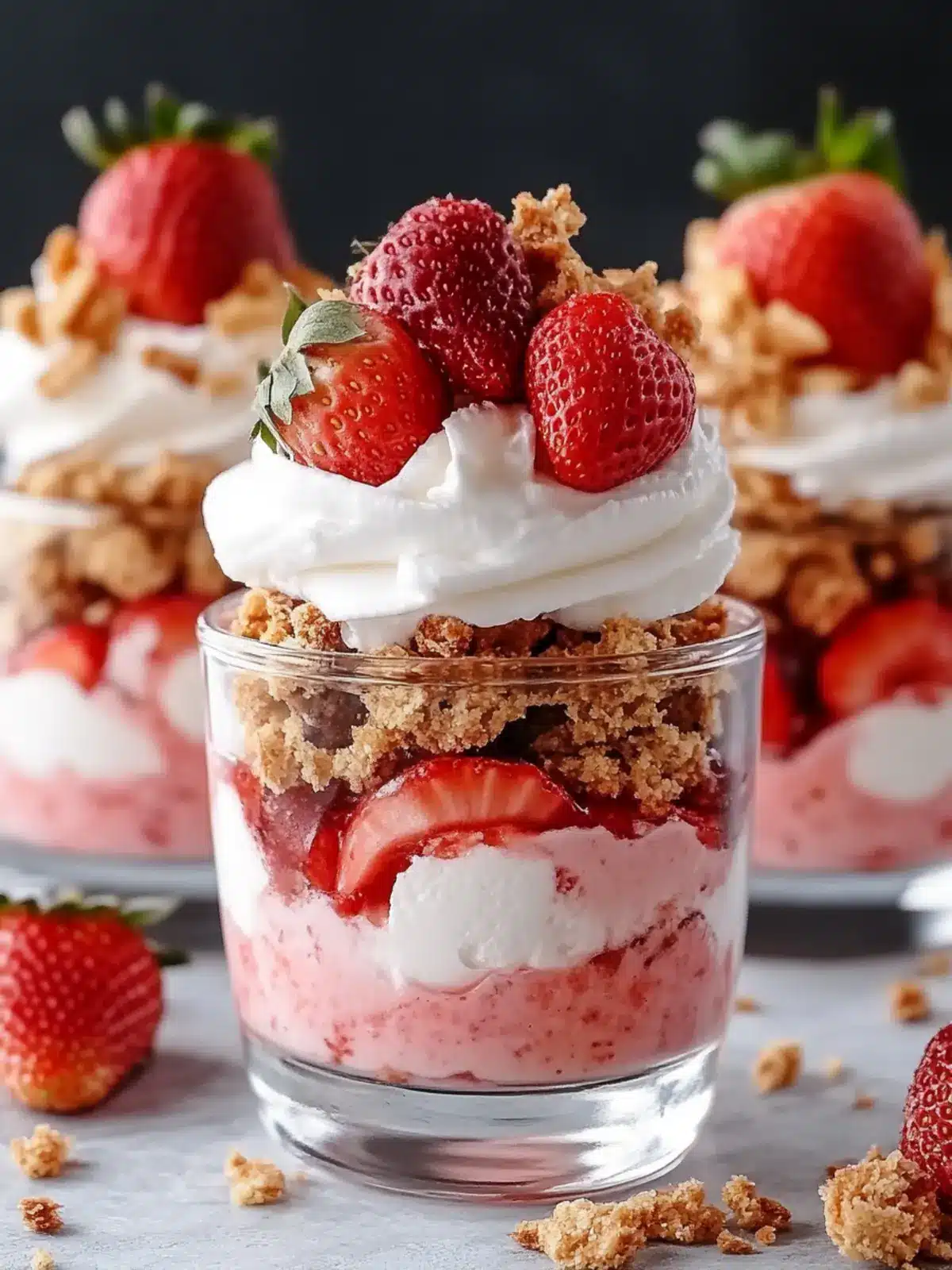 Strawberry Cheesecake Parfaits