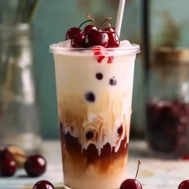 Cherry Vanilla Iced Latte