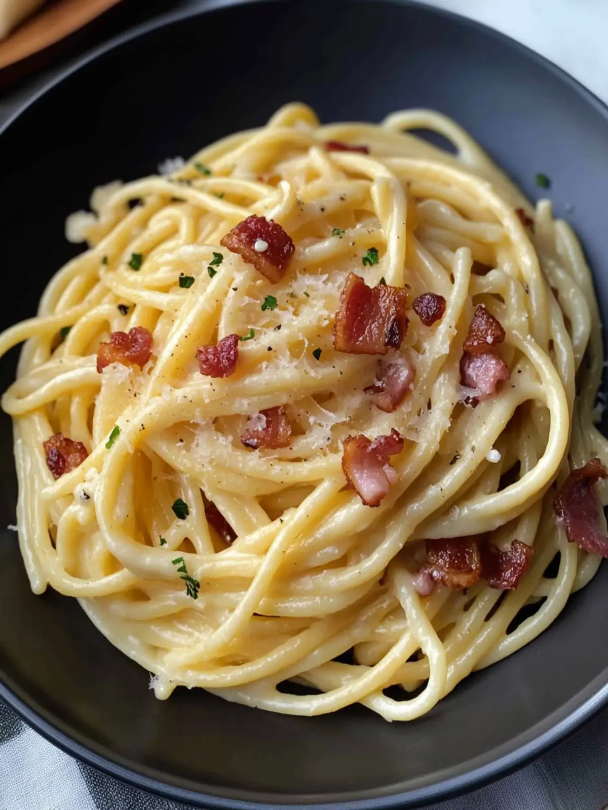 Creamy Bacon Carbonara: Your Quick Comfort Food Fix 4 Bacon Carbonara