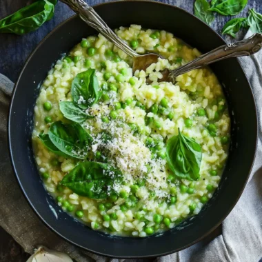 Spring Pea Risotto