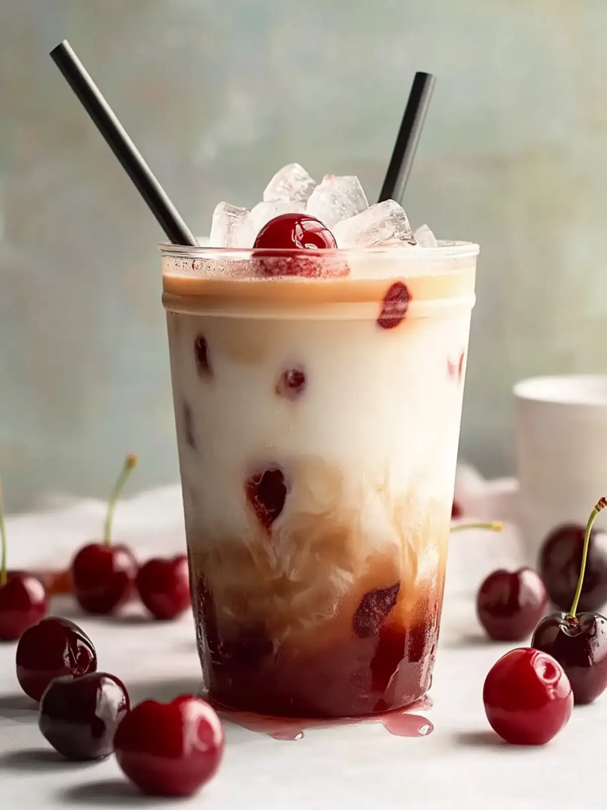 Cherry Vanilla Iced Latte: Sip on a Dairy-Free Summer Treat 4 Cherry Vanilla Iced Latte