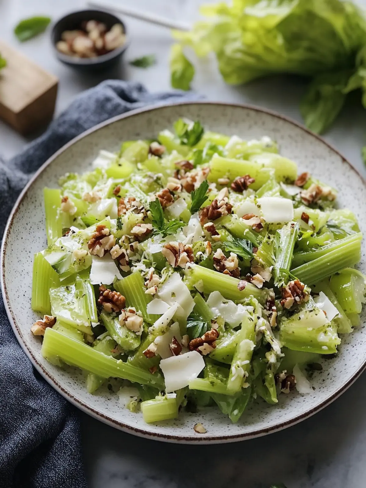 Walnut Celery Salad