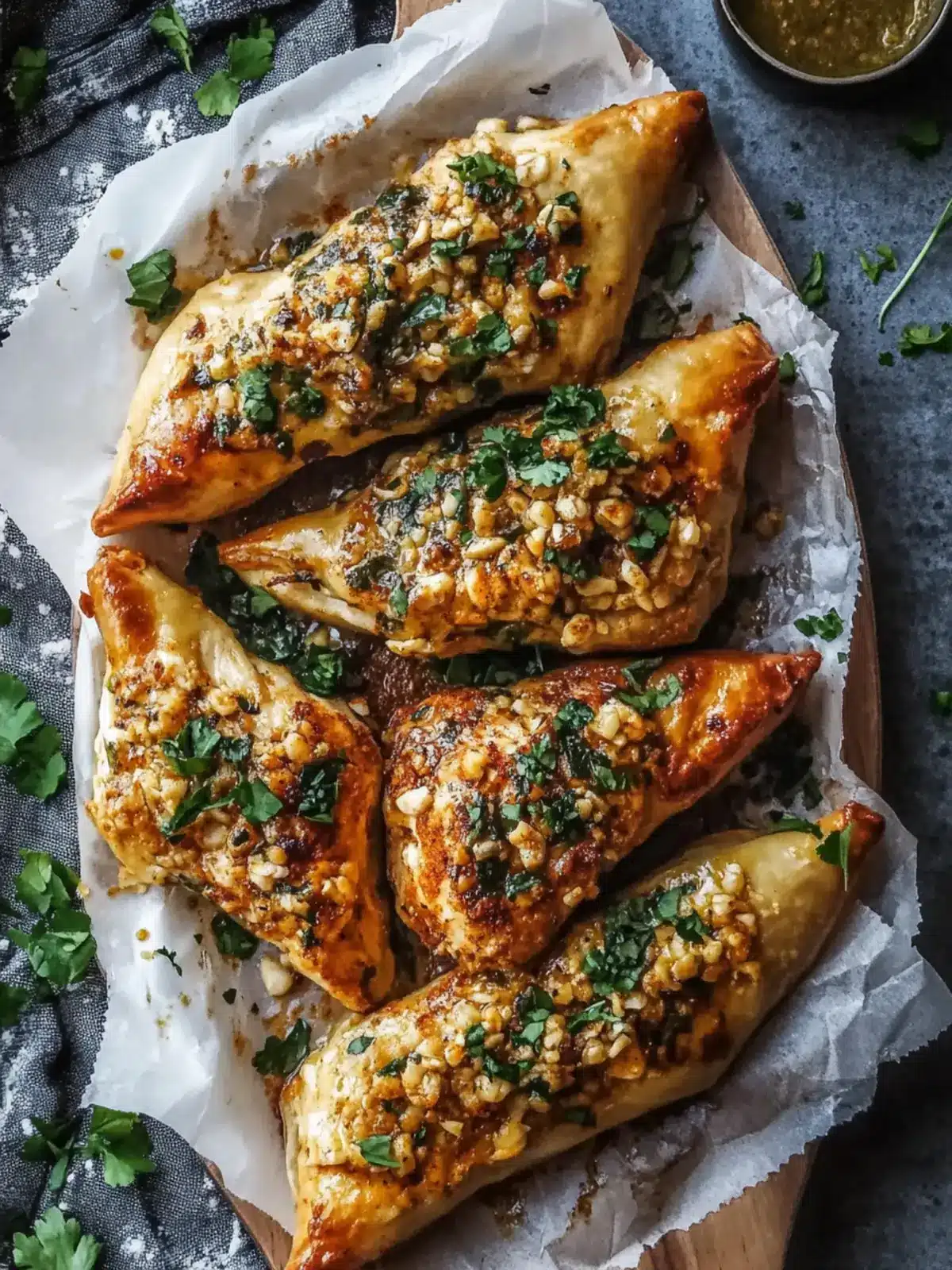 Moroccan Spiced Chicken Briouats