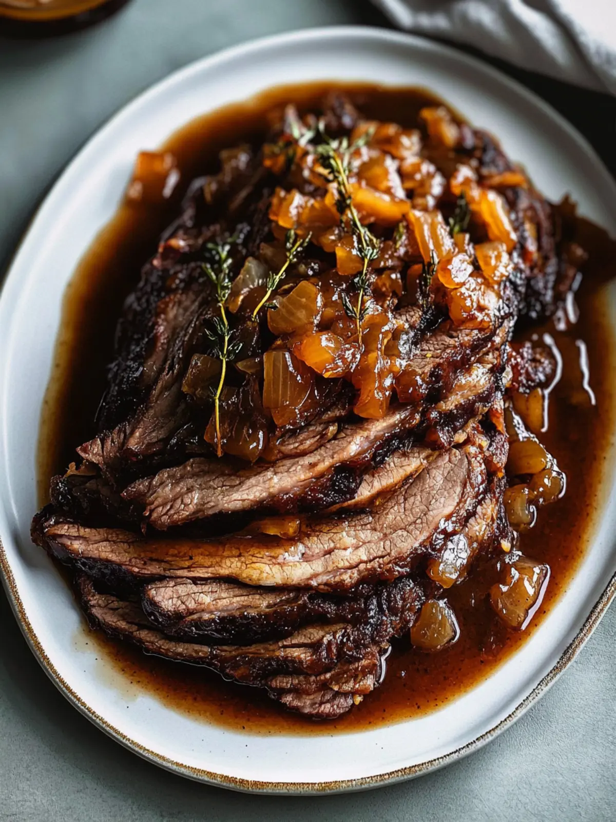 Red Wine and Honey Braised Brisket