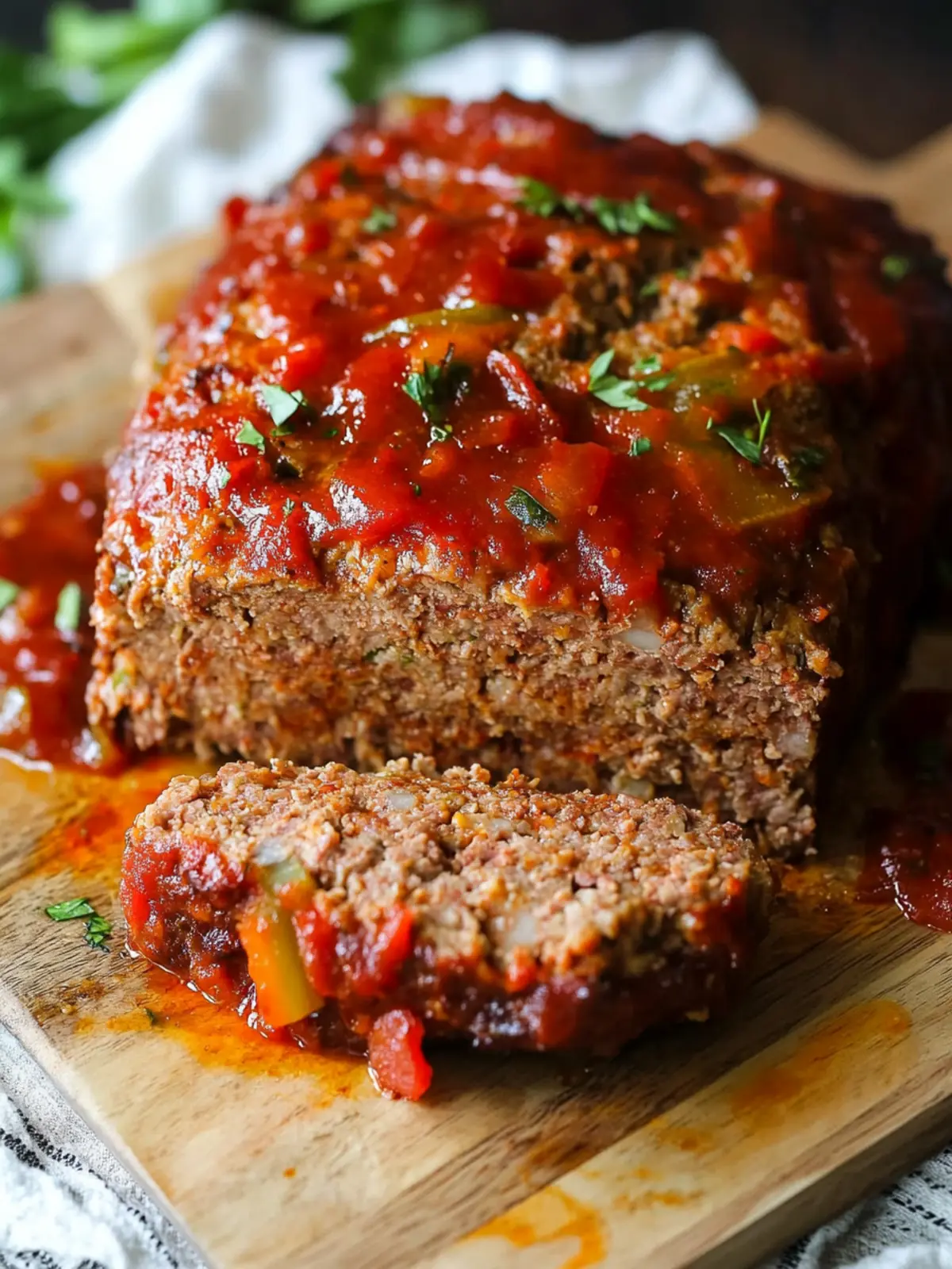 Sausage and Peppers Meatloaf
