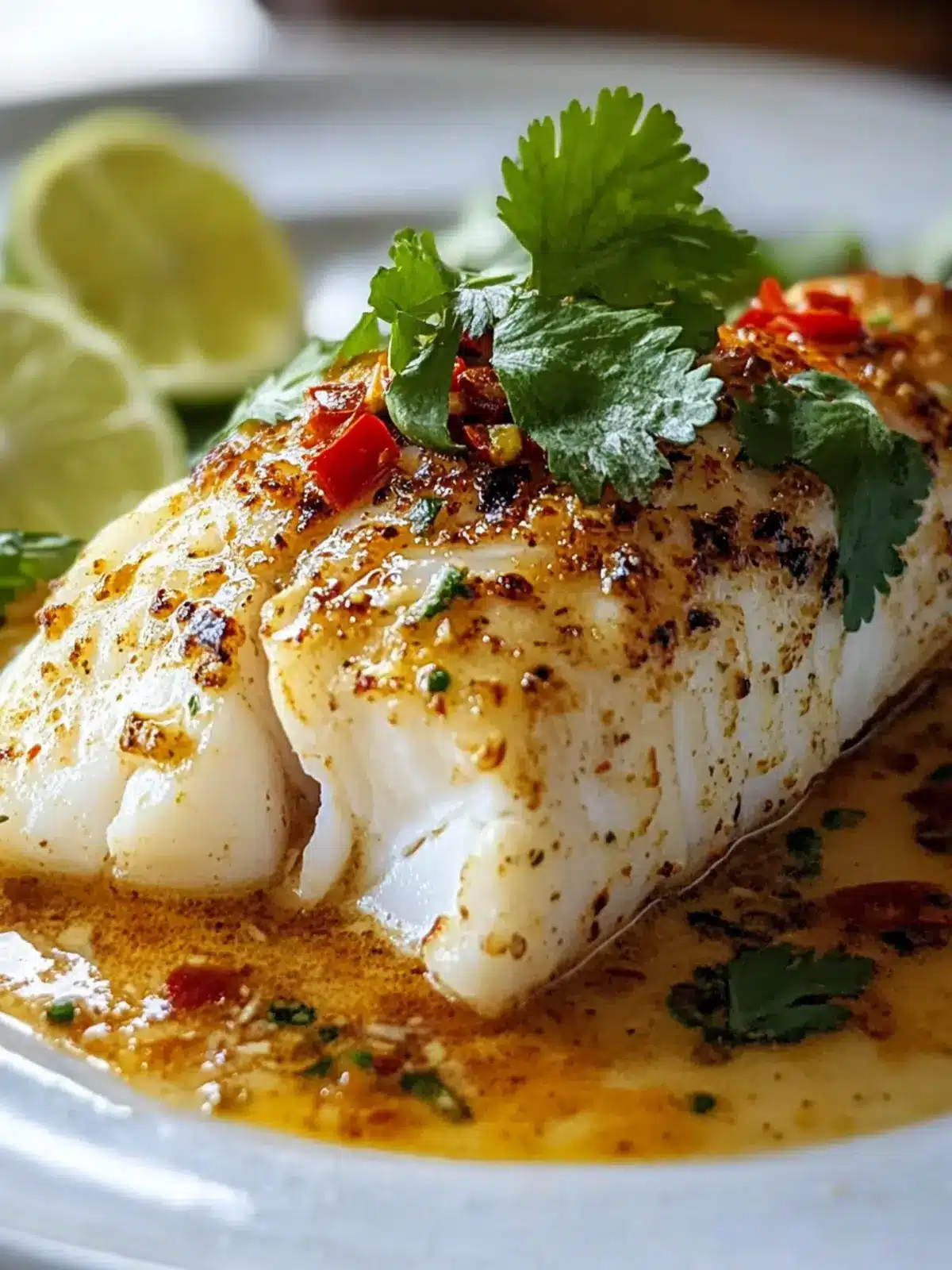 Tropical Grouper with Spicy Coconut