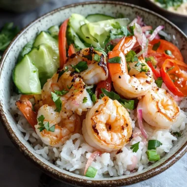 Shrimp Rice Bowls