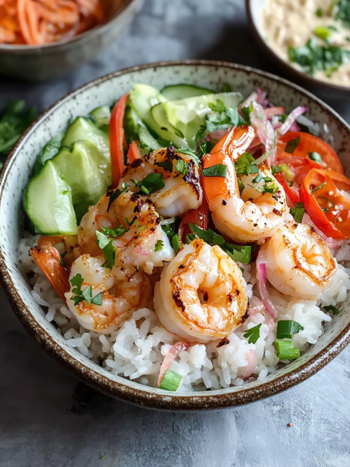 Shrimp Rice Bowls