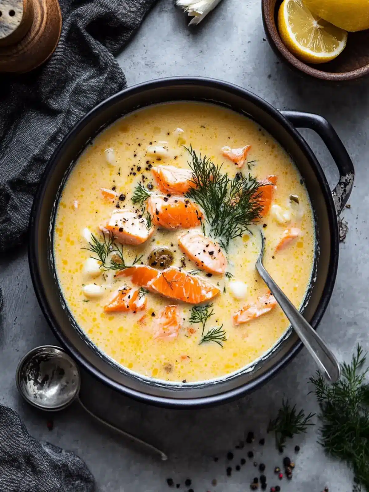 Creamy Finnish Salmon Soup
